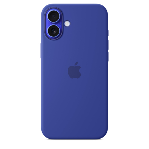 Image of APPLE IPHONE 16 PLUS SILICONE CASE WITH MAGSAFE - ULTRAMARINE (MYYF3ZM/A)