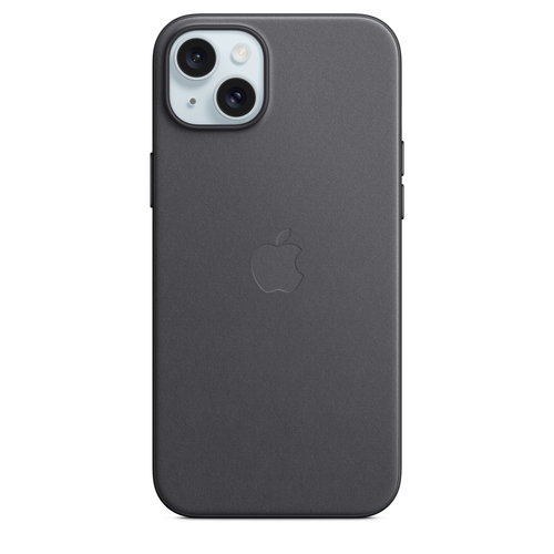 Image of Apple Feingewebe Case iPhone 15 Plus | Schwarz